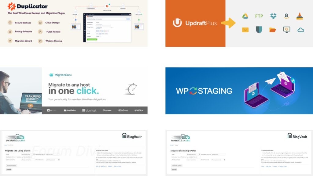 Cloner votre site avec des extensions Cloner votre site avec des extensions